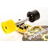 Punisher Skateboards Steampunk Drop-Through Canadian Maple Longboard Skateboard with Concave Deck, Yellow/Black, 40-Inch - 4 of 4