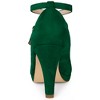 Allegra K Women's Platform Cross Strap Round Toe Stiletto Heels Pumps - 3 of 4