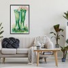 Stupell Industries Spring Blooms Green Rainboots Framed Giclee Art, Black, 20" x 30" - 3 of 4