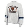 NFL Chicago Bears Women's Oatmeal Heather Crew Neck - 2 of 4
