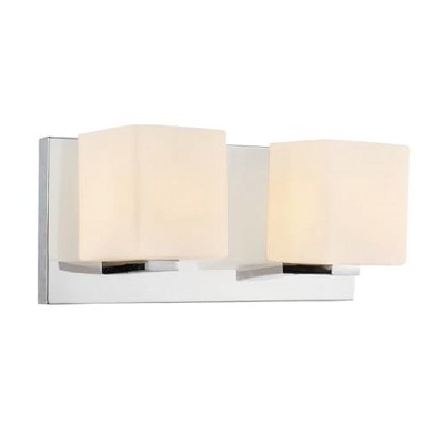 CWI Lighting Cristini 2 Light Vanity Light With Satin Nickel Finish