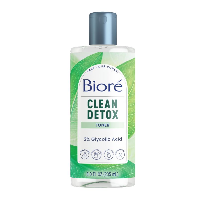 Biore Clean Detox Facial Toner - 8 fl oz, 1 of 7