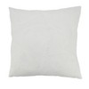 Saro Lifestyle Seasonal Splendor Christmas Trees and Snowflakes Throw Pillow Cover, 18", White - 2 of 3