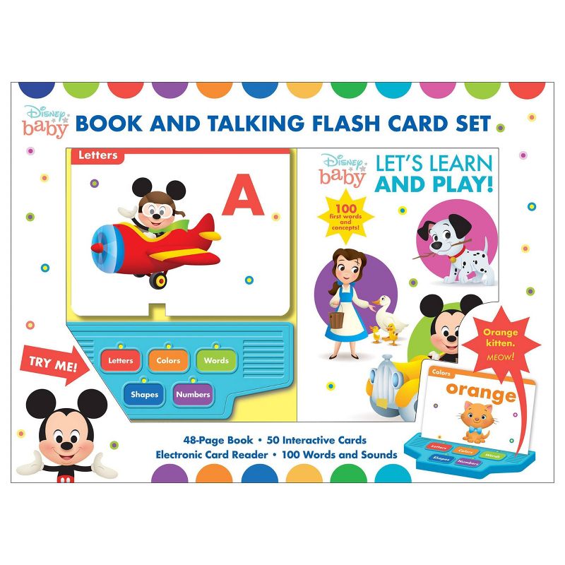 Disney Baby Let&#39;s Learn and Play Talking Flashcard Box Set, 1 of 9