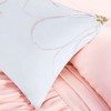 Okak 5-Piece Pink Ruffled Design Bed Comforter Set with Decorative Pillow,Comfortable Coverlet Bedding Sets,Princess Style - 4 of 4