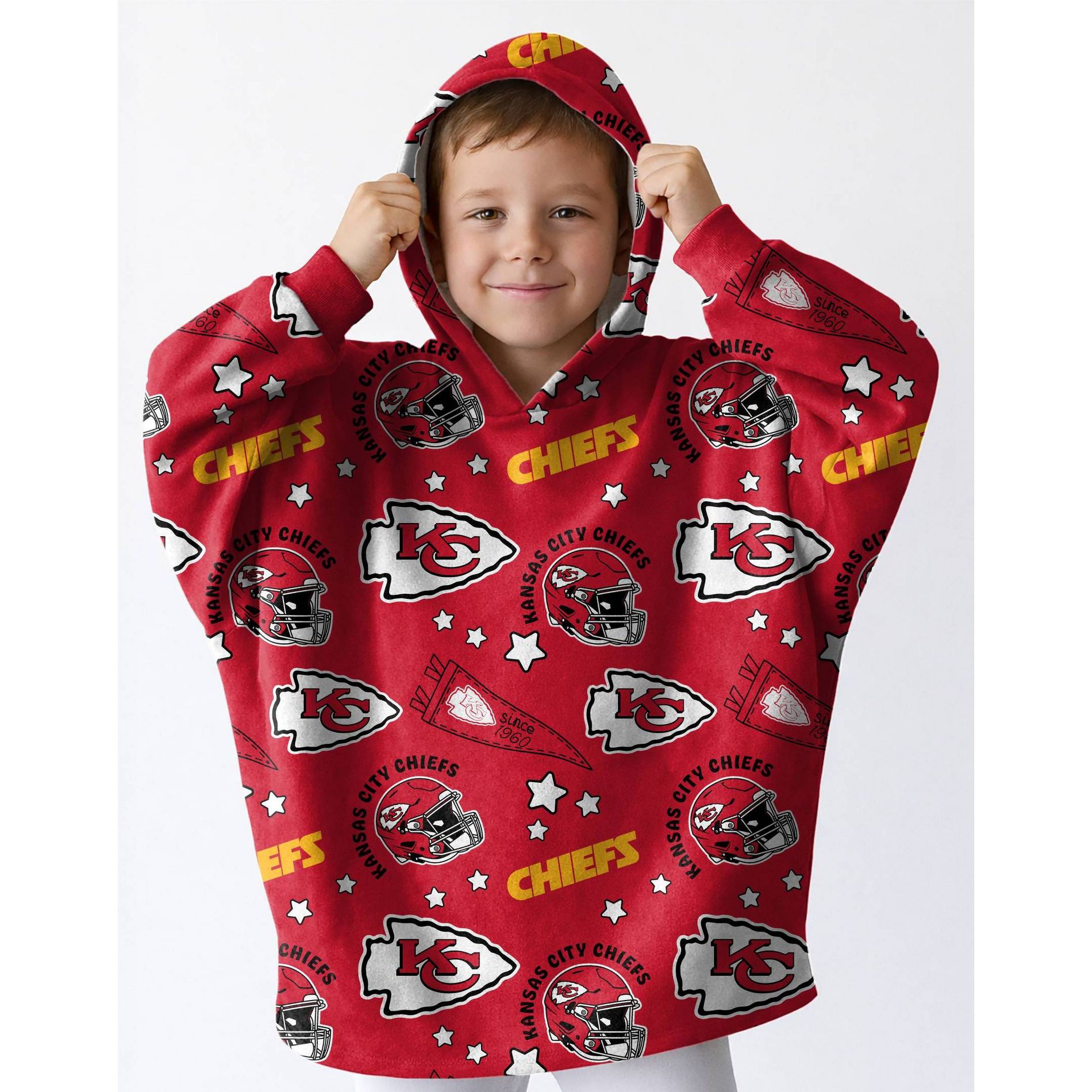NFL Kansas City Chiefs Victory Pennant Youth Hero Cape