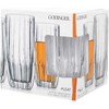 Godinger Highball Beverage Glass Cup Pleat Set of 4 - 2 of 2