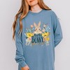 Simply Sage Market Women's Mama Bunny Floral Long Sleeve Garment Dyed Tee - 2 of 4