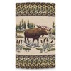 Earth Rugs Moose Wading Oval Patch Tread Rug – 20"x30" Rustic Cabin Accent - 3 of 3