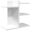 Aghana Digitals White Wood Composite Desk Organizer with Ample Storage - 42x21.5x42 cm, Timeless - 2 of 4