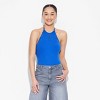 Women's High Cut Embellished Halter Bodysuit - Wild Fable™ - 2 of 4