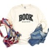 Simply Sage Market Women's Book Weather Varsity Long Sleeve Garment Dyed Tee - 2 of 2