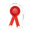 Unique Bargains Blank Rose Knot Award Ribbon for DIY Party Wedding Competition 12 Pcs - 2 of 4