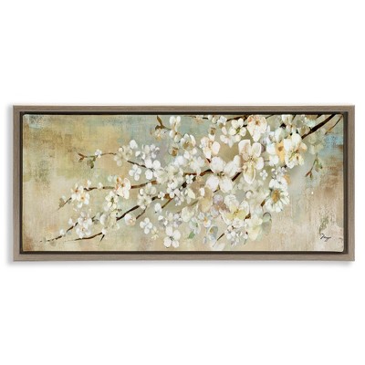 Stupell Industries Blooming Flower Tree Branch Painting, 31" x 14"