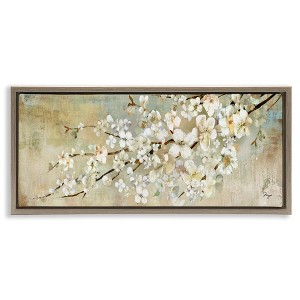 Stupell Industries Blooming Flower Tree Branch Painting, 31" x 14" - 1 of 4