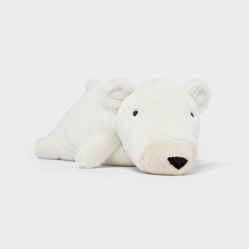 Polar Bear Weighted Plush Kids Throw Pillow White Pillowfort Target