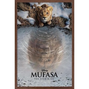 Trends International Disney Mufasa: The Lion King - One Sheet Framed Wall Poster Prints - 1 of 4