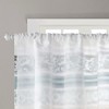 MAYEERTY 50x18" Printed and Pieced Rod Pocket Valance Aqua - 2 of 4