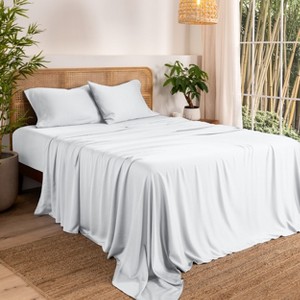 Rayon from Bamboo Solid Deep Pocket Sheet Set by Bare Home - 1 of 4