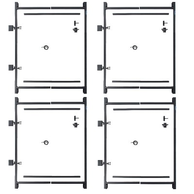 Adjust-A-Gate Steel Frame Gate Kit, 36"-60" Wide Opening Up To 5' High (4 Pack)