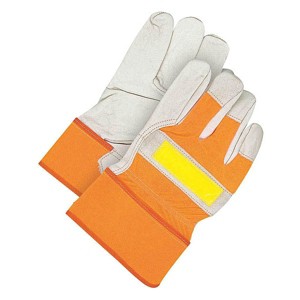 Bdg  Leather Gloves,Safety Cuff,L 40-1-287-W - 1 of 1