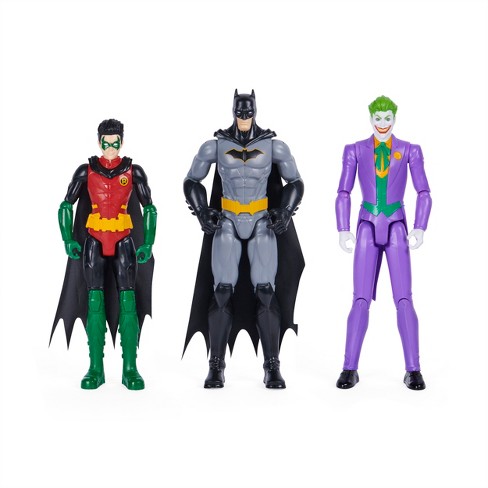 Dc Comics Batman And Robin Vs. The Joker 12 inch Action Figures Kids Toys For Boys And Girls Ages 3 And Up Target