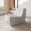 Lazy Floor Sofa Couch, Bean Bag Chair,27.56"Single Sofa, Fireside Chair,Corner Relax Sofa Couch for Apartment,No Assembly Needed - 2 of 4