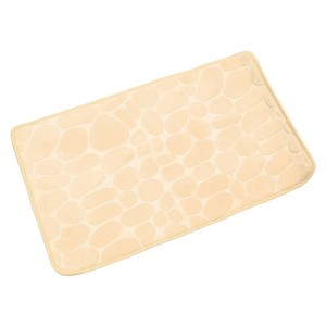 Unique Bargains Memory Foam Non-Slip Water Absorption Comfortable Bath Rug - 1 of 4