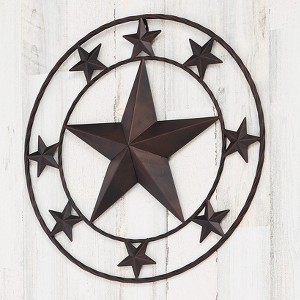 The Lakeside Collection Outdoor Metal Rustic Star Wall Art - 1 of 4