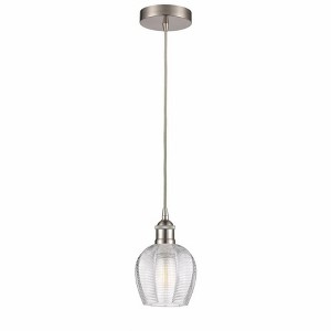 Norfolk - 1 Light Cord Hung Mini Pendant In Industrial Style-9.63 Inches Tall and 5.75 Inches Wide - 1 of 1