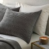 Ruched Velvet Quilt Sham - Threshold™ - 2 of 3