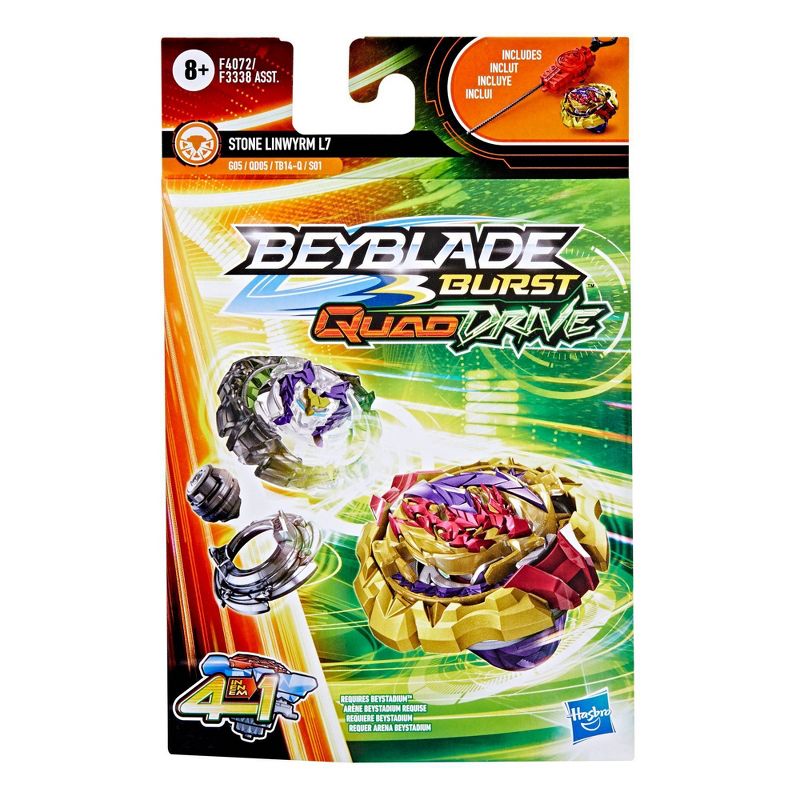 Beyblade Burst QuadDrive Stone Linwyrm L7 Starter Pack, 2 of 5