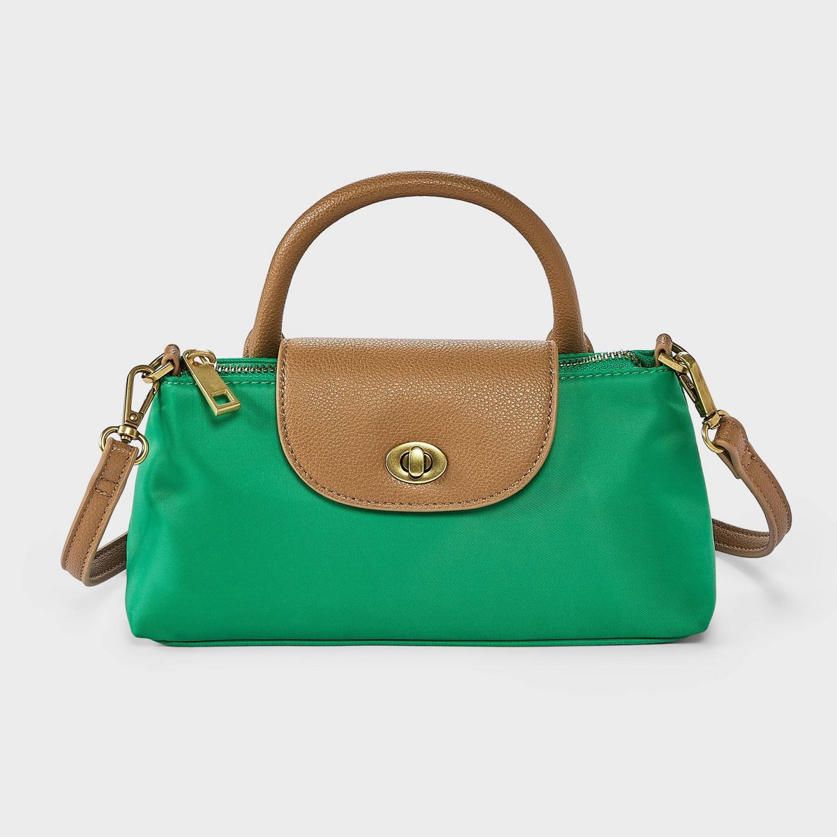 Elongated Nylon Top Handle Crossbody Bag - A New Day™ - thumbnail 10