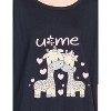 Casual Nights Women's Short Sleeve Printed Scoop Neck Sleep Tee - 4 of 4