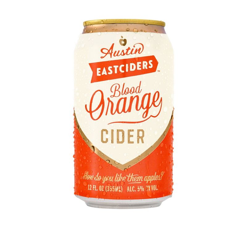 Austin Eastciders Blood Orange Cider - 6pk/12 fl oz Cans, 2 of 4