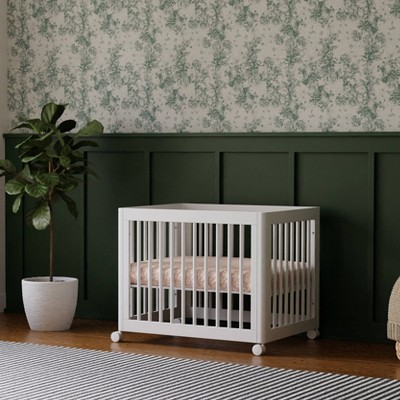 Yuzu White Pine 8-in-1 Convertible Crib with Conversion Kits