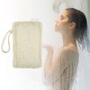 Unique Bargains Bathroom Loofah Pad Brush 4.45"x2.87" Beige 1 Pc - 2 of 4