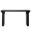 Grungis Minimalist Wooden Small Console Table,Versatile Decorative Entryway Table for Entryway Living Room Hallway,Gray - 3 of 4