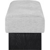 Meridian Furniture,Alora Fabric Bench - 4 of 4