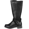 bebe Girl's Tall Fashion Boots with Shimmer Micro Straps, Plate and Buckle for Little Girls - 3 of 4