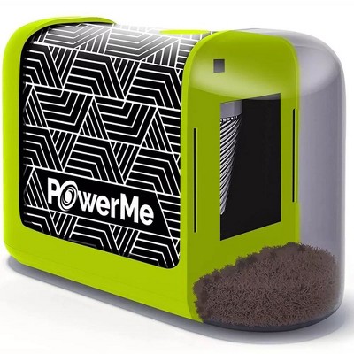 POWERME Electric Pencil Sharpener - Battery Powered For Colored Pencils, Ideal For No. 2