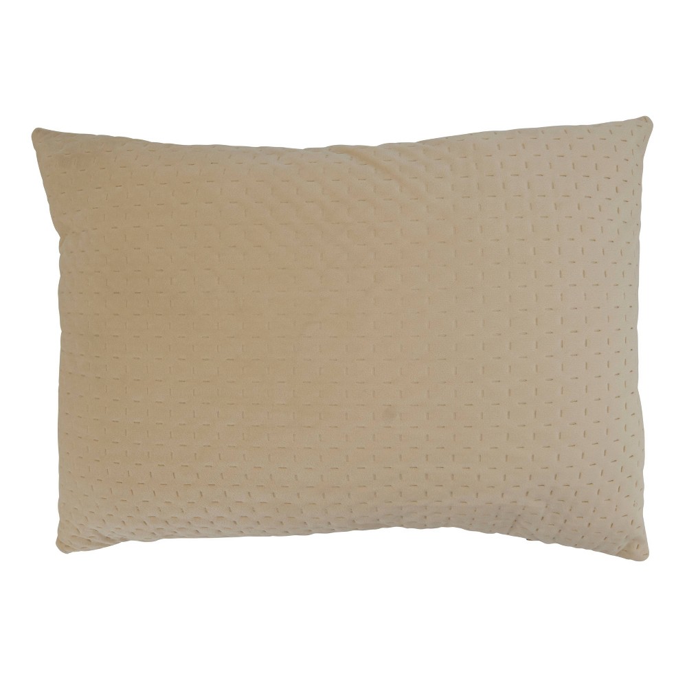 Photos - Pillow 14"x20" Oversize Pinsonic Velvet Design Poly-Filled Lumbar Throw  Na