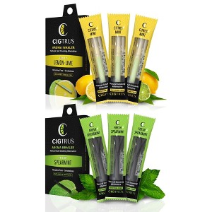 Cigtrus Oral Fixation Flavored Air Inhaler, Natural Habit Replacement, Stress Relief, 6 Pack - 1 of 4
