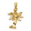 Black Bow Jewelry 14k Yellow Gold Palm Tree Pendant - 3 of 4