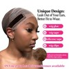 Labhairs Wig Grip Cap – No-Slip, Glueless, HD Lace, Breathable & Reusable for Lace Wigs, Brown - 2 of 4