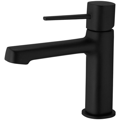 BWE Single Handle Single Hole Modern Bathroom Faucet Bathroom Drip-Free Vanity Sink Faucet