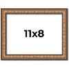 PosterPalooza | Photo Size Slim Profile Gold Picture Frame - UV Acrylic, Foam Board Backing, Hanging Hardware - 2 of 4