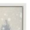 Kate and Laurel Sylvie Snow Day Framed Canvas by Robert Cadloff of Bomobob, 18x24, White - 3 of 4