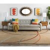 Hauteloom Davison Brown Geometric Modern Wool Rug - 2 of 4