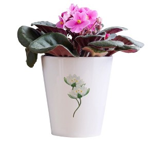 Personalization Mall Birth Month Flower Personalized Mini Flower Pot - 1 of 1